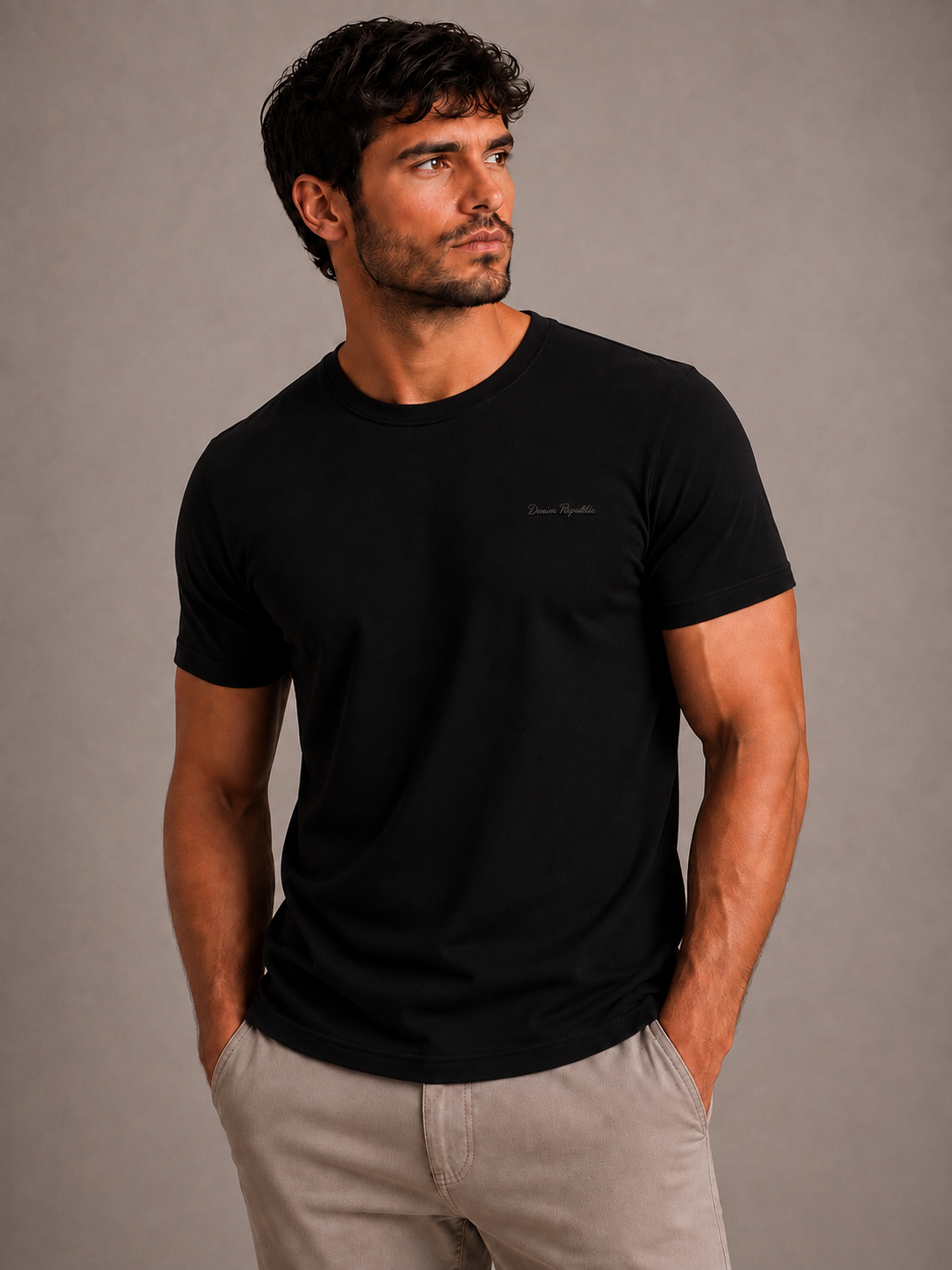 T-Shirt with logo print Men’s THOMAS