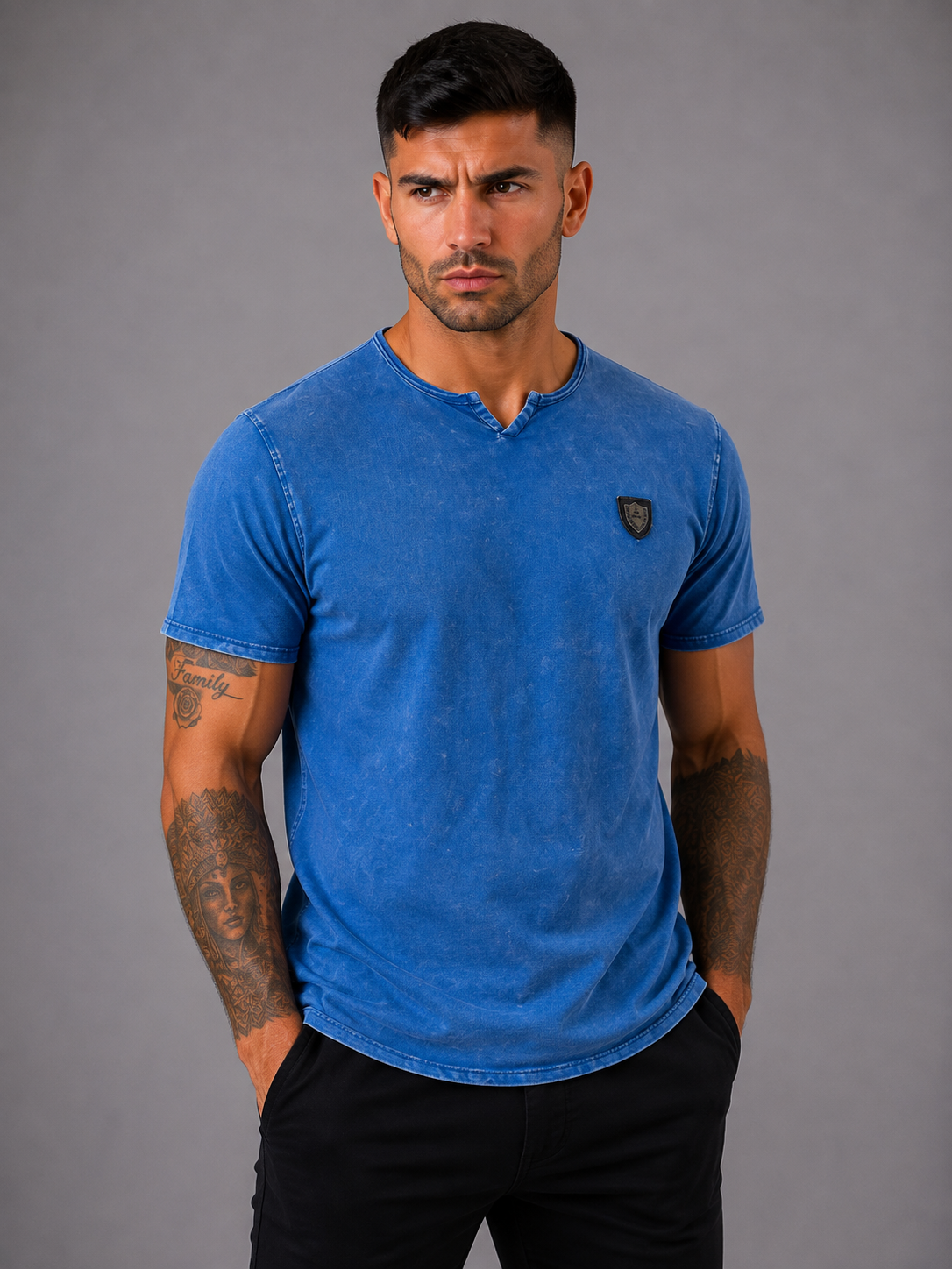 V-neck T-Shirt Men’s Marble