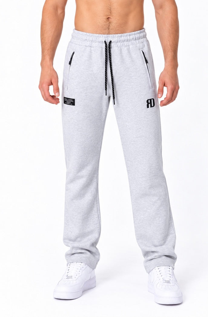 Men’s Premium Heavyweight Fleece Track Pants – 380GSM (ORIGIN) SNOW