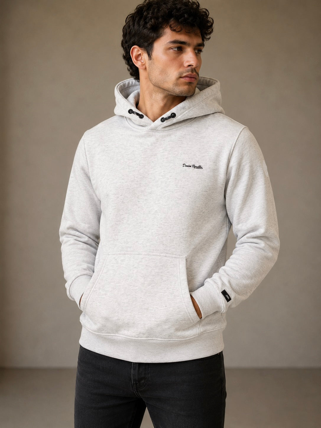 Cotton Fleece Hoodie #Jamaika Snow
