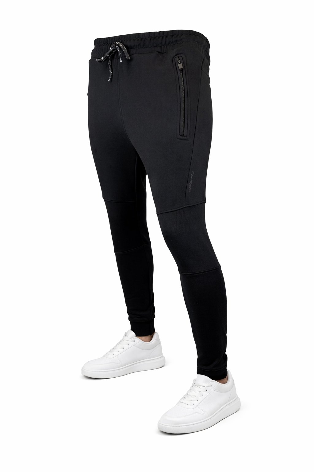 Cotton Fleece Track Pants - James Black