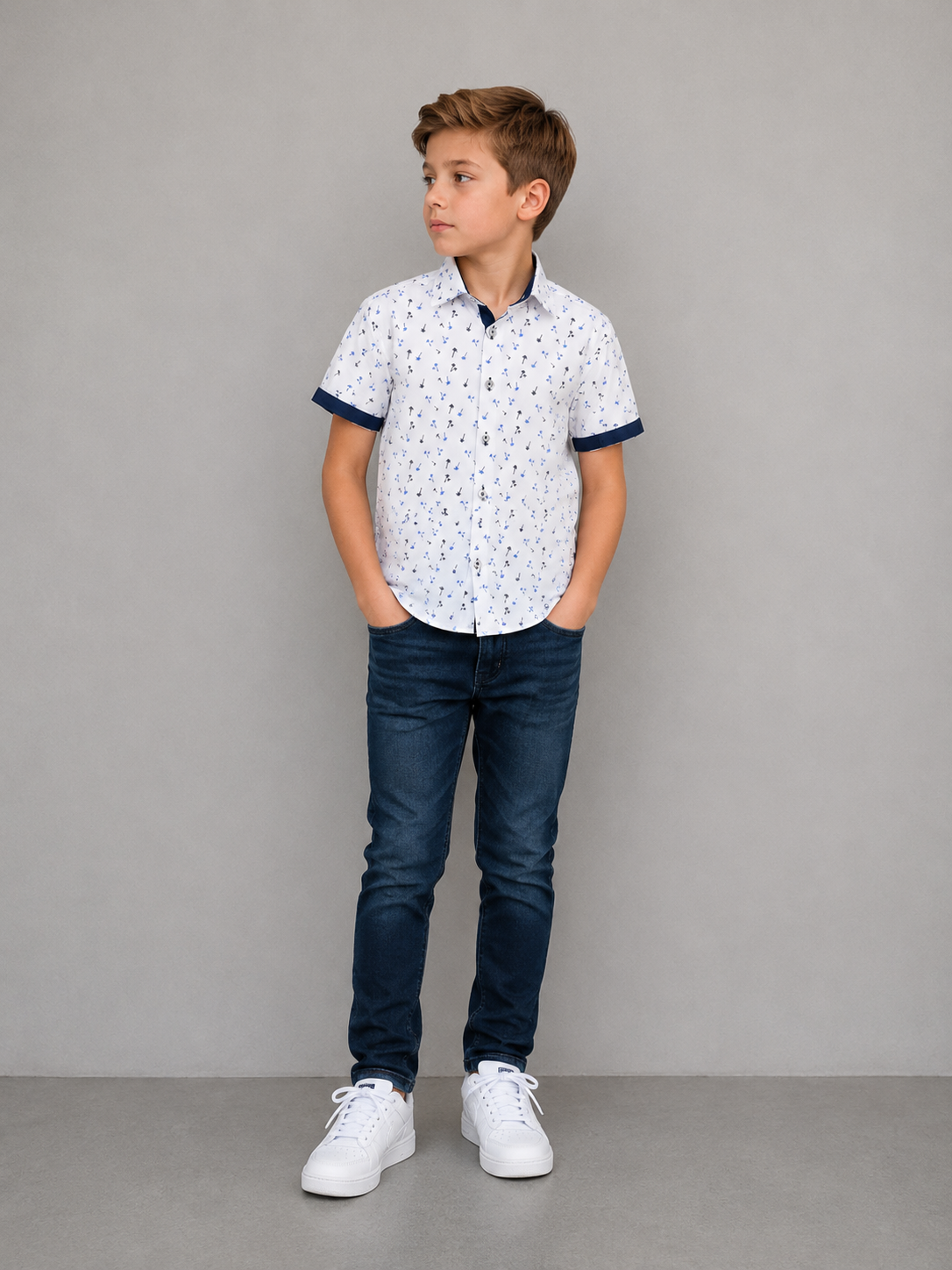 Kids Shirt Short Sleeve printed #5986