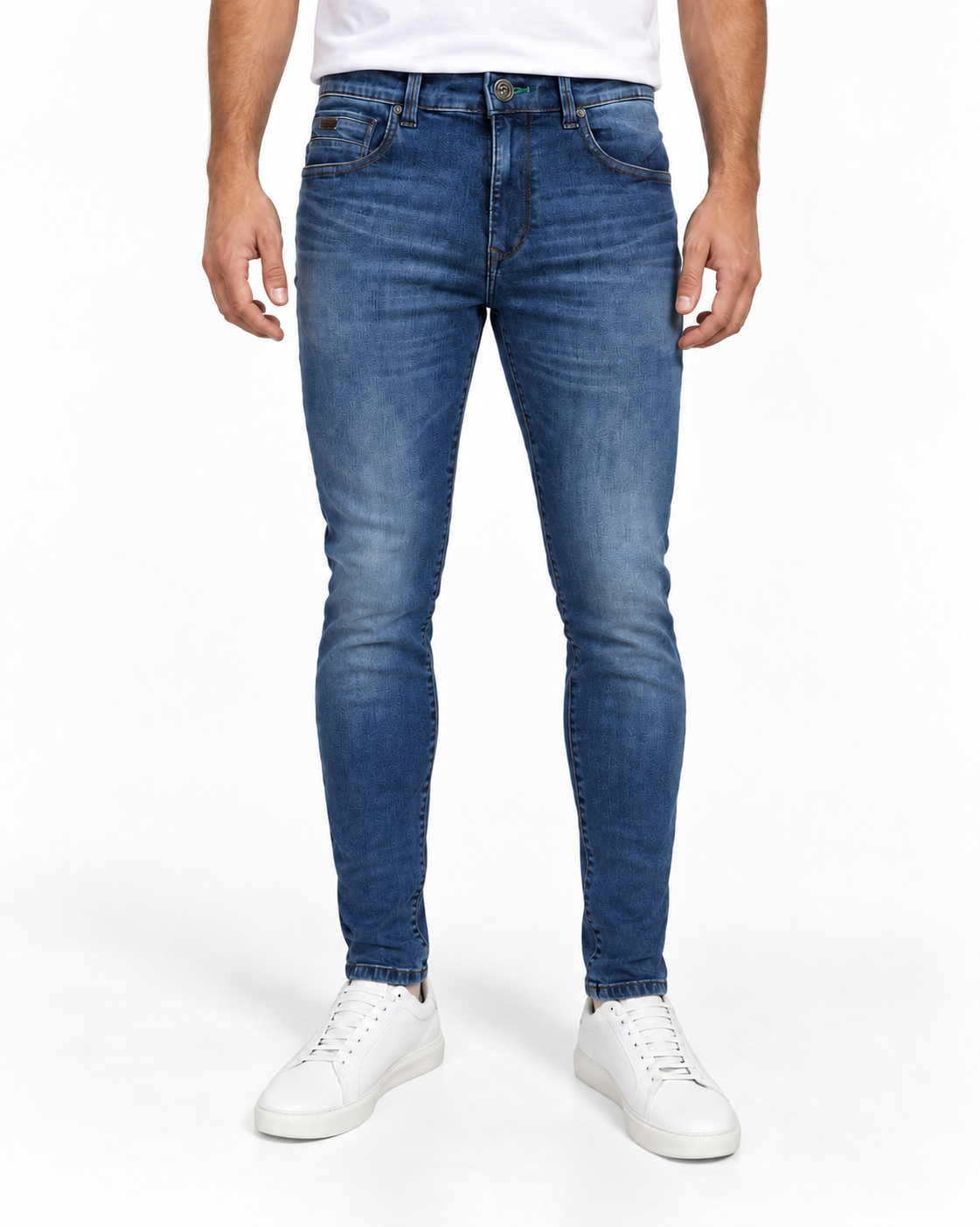 Jeans skinny short leg #11570 Mid wash