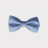 Sky Blue Check Patterned Bow Tie - Denim Republic