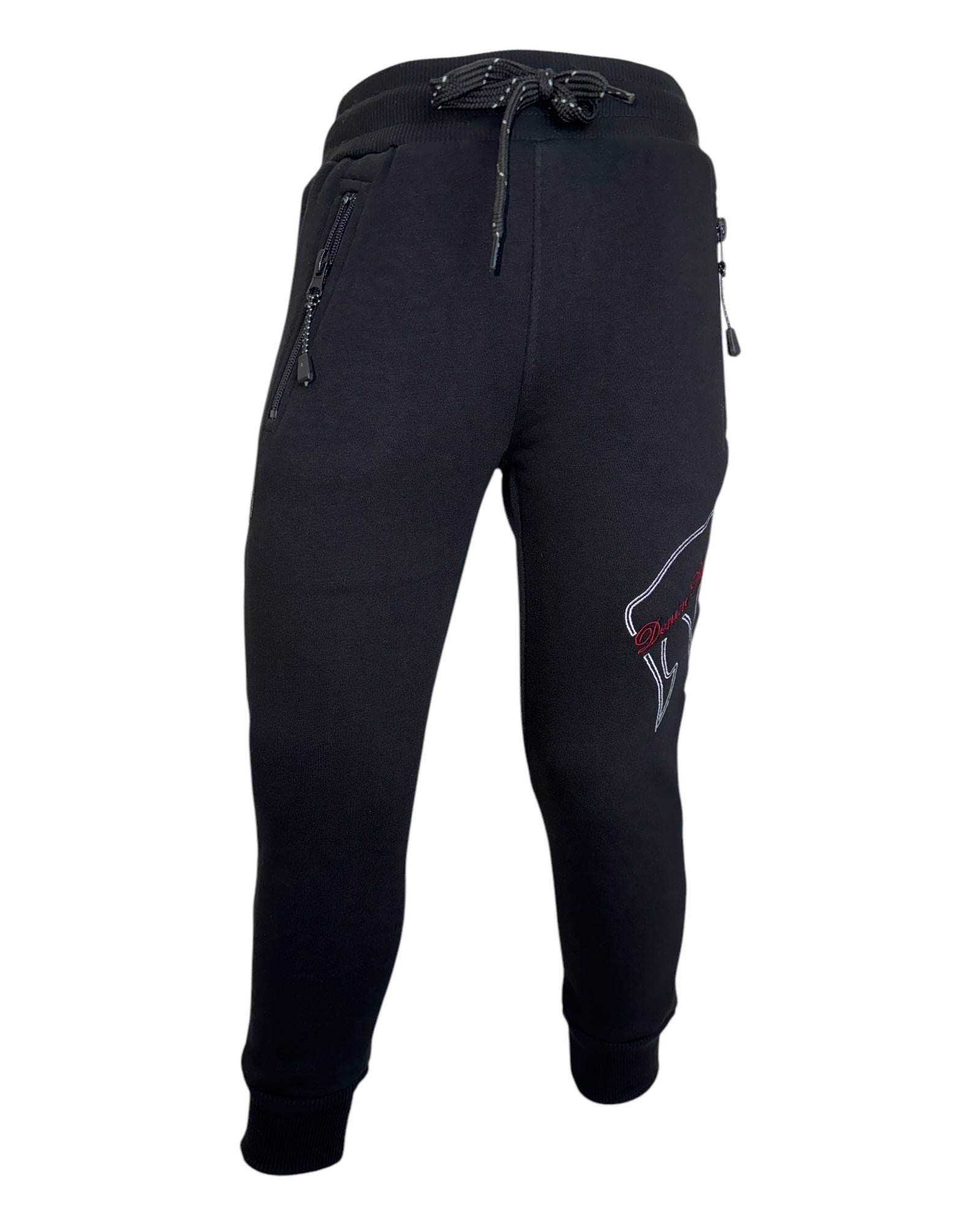 Kids Track pants #JAY-11 Black