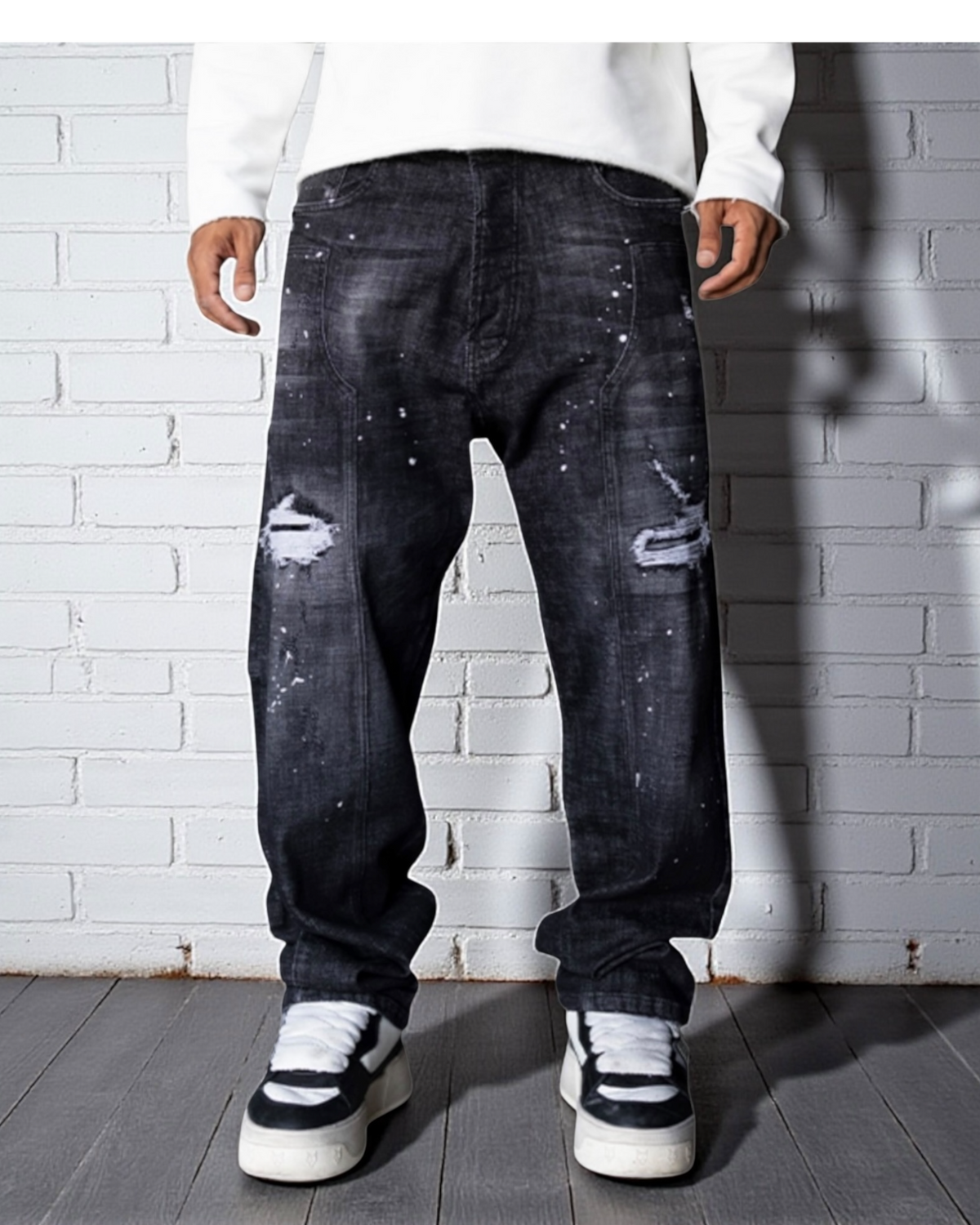 Men’s ULTRA Relaxed Jeans #17277 Black