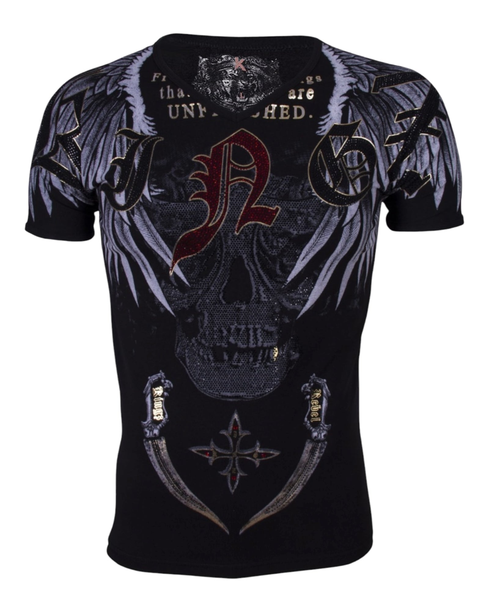 Rhinestone Men's T-shirt #3609