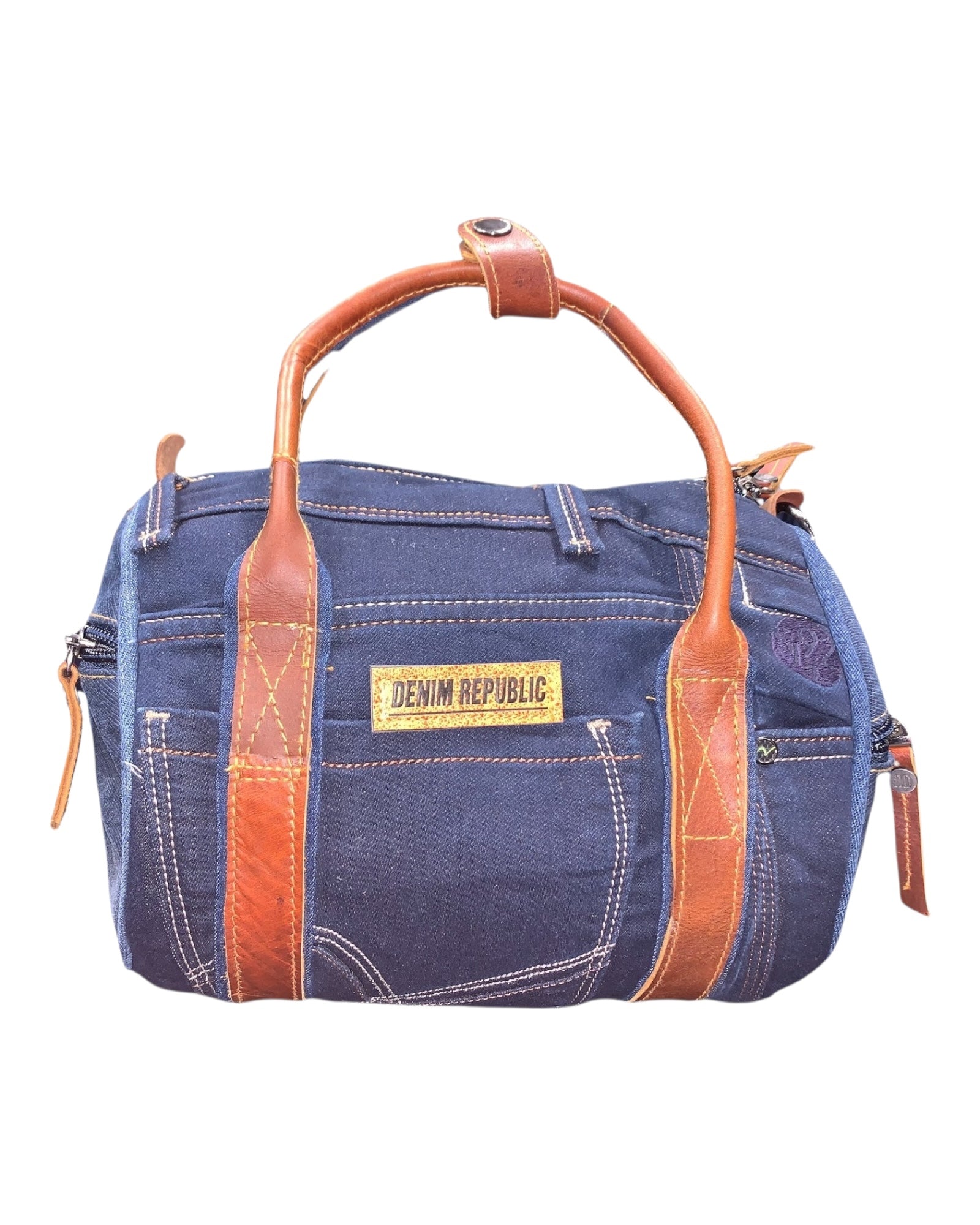 डेनिम डफ़ल बैग-01 छोटा