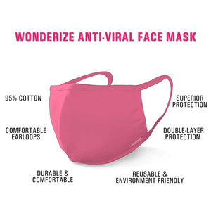 WONDERIZE Reusable / Protective / Washable / Fitted Face Mask (Highly Breathable) - Denim Republic