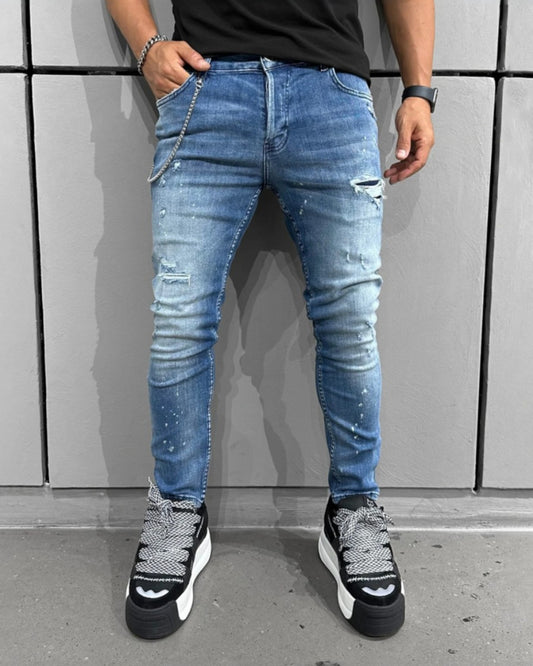 Men's Skinny Jeans Ice Blue #16135