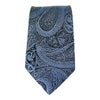 Blue Paisley Thick Tie