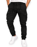 Jogger Cargo Pants #513 Black