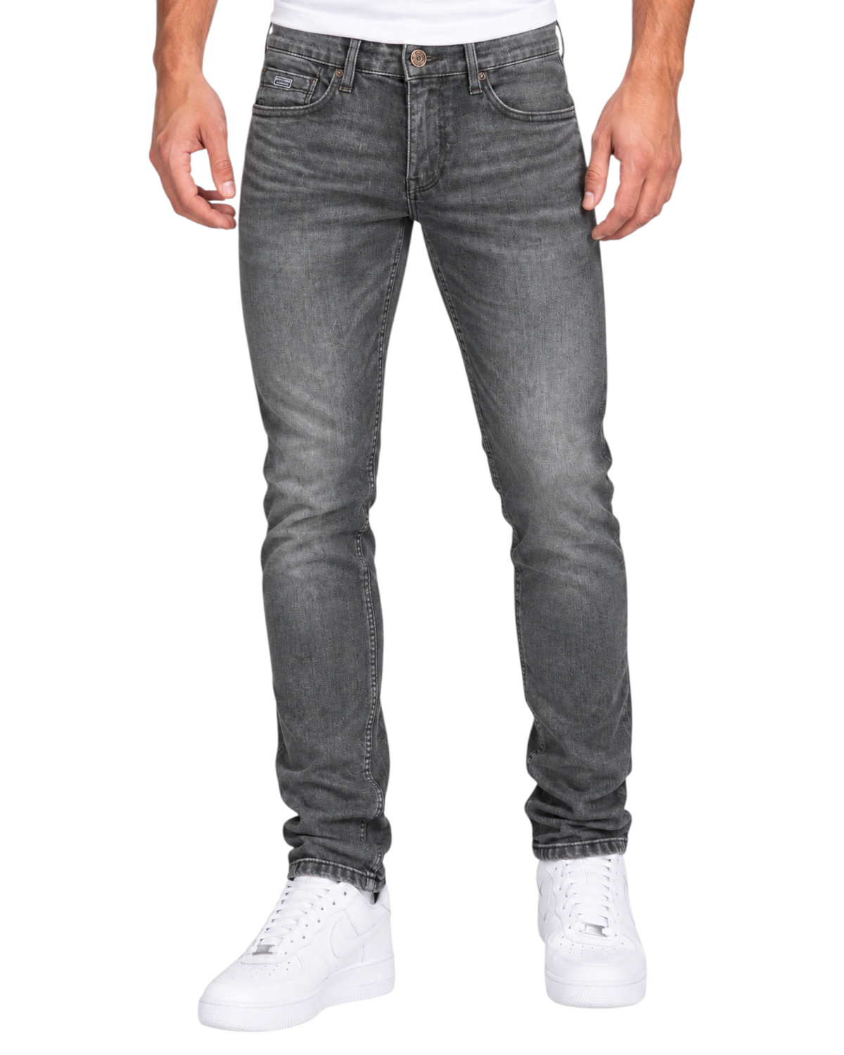 Men's Lite Olive Straight Fit Jeans (Lucifer) 13131