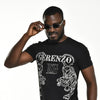 Rhinestone Tiger T-shirt Black Unisex #112646 - Denim Republic