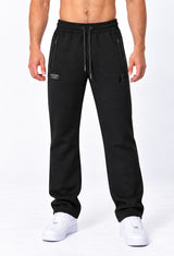 Men’s Premium Heavyweight Fleece Track Pants – 380GSM (ORIGIN) Black