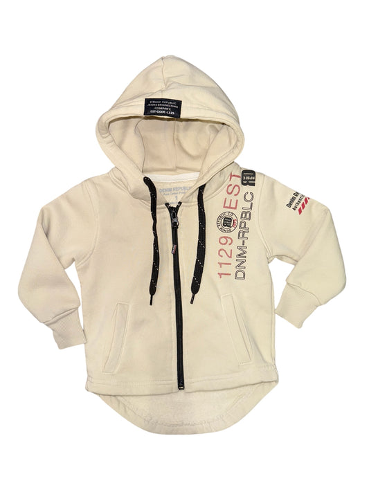 JAY-14 Kids Zip Hoodie LATTE