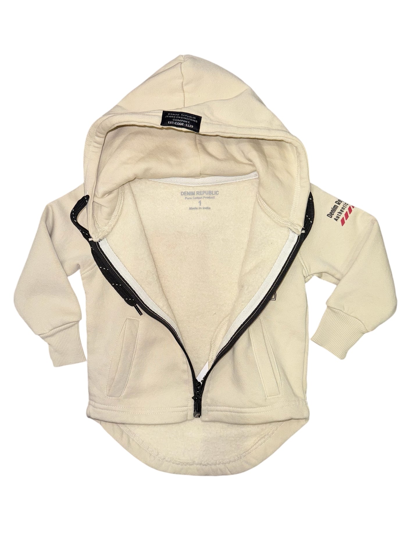 JAY-14 Kids Zip Hoodie LATTE