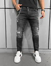 Men's Skinny Jeans Wash Black #16124