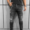 Men's Skinny Jeans Wash Black #16124 - Denim Republic