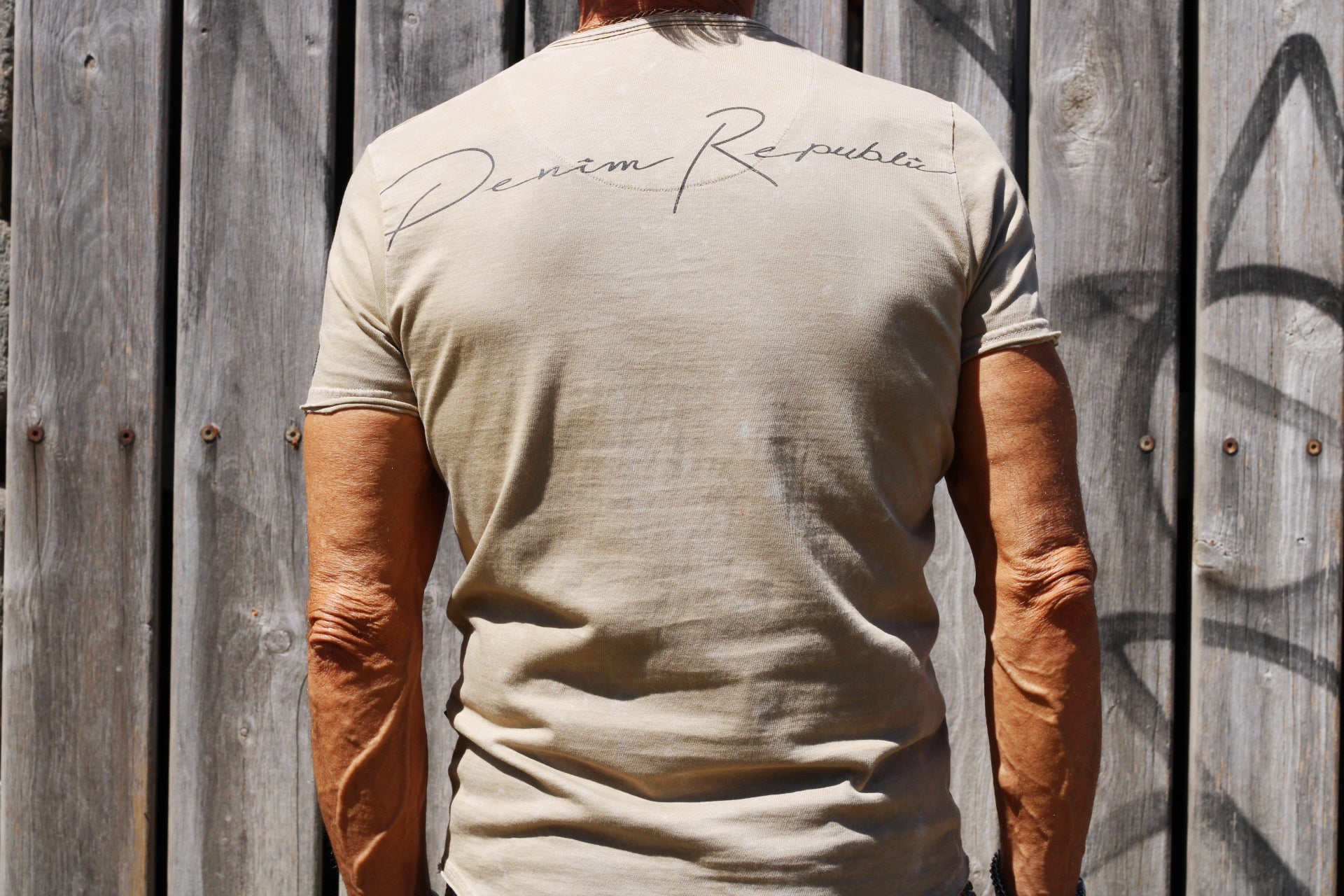 T-Shirts Men's #ROBIN - TAUPE - Denim Republic