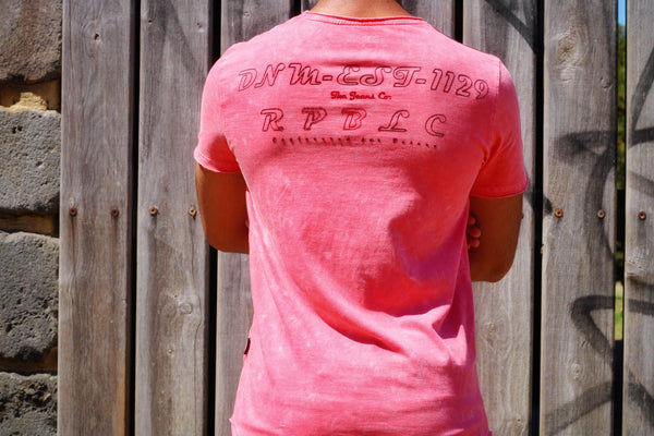 T-Shirts Men's #SPRAYED - MELON - Denim Republic