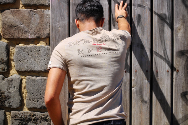 T-Shirts Men's #SPRAYED - TAUPE - Denim Republic