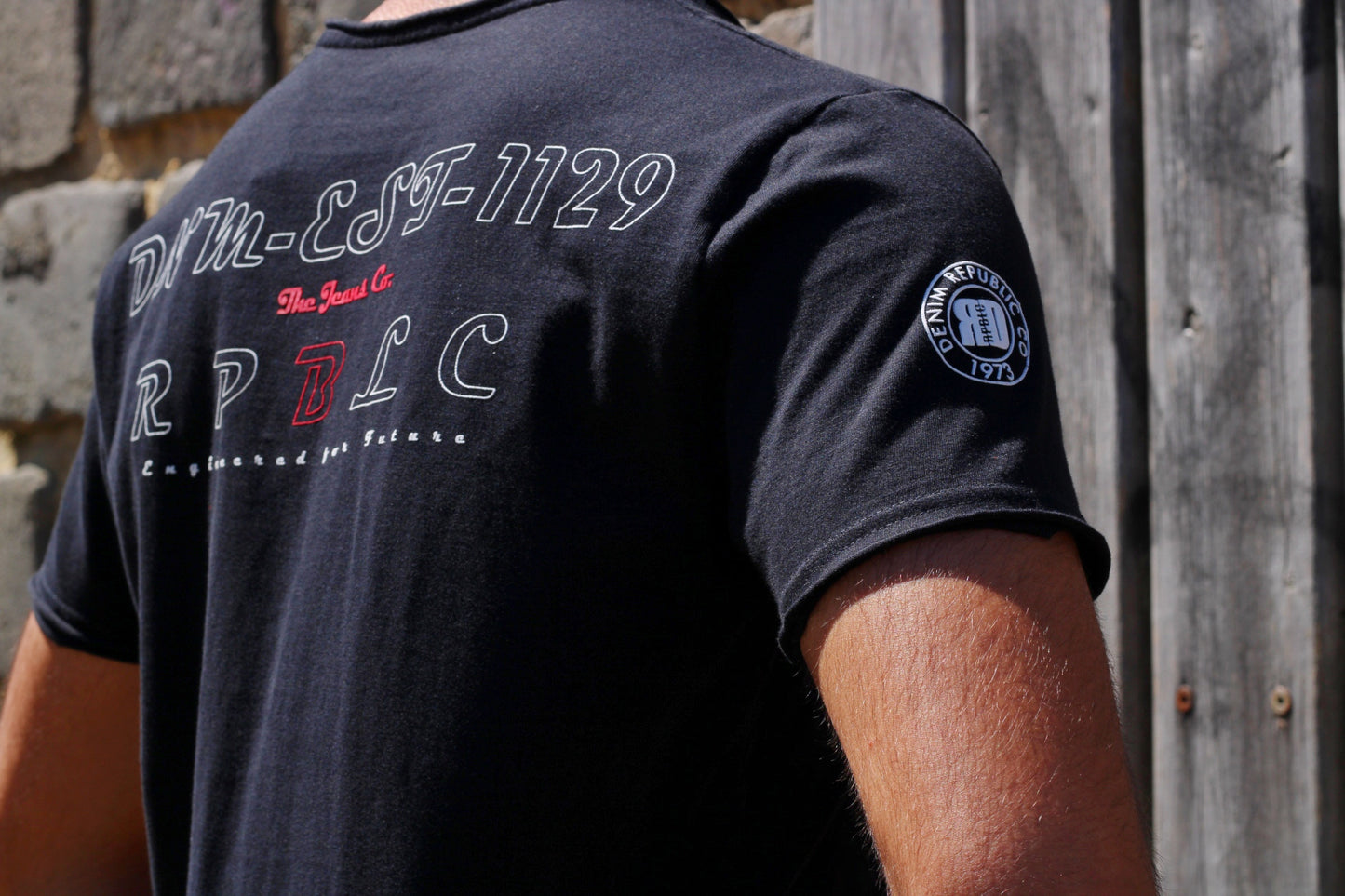 T-Shirts Men's #SPRAYED - BLACK - Denim Republic