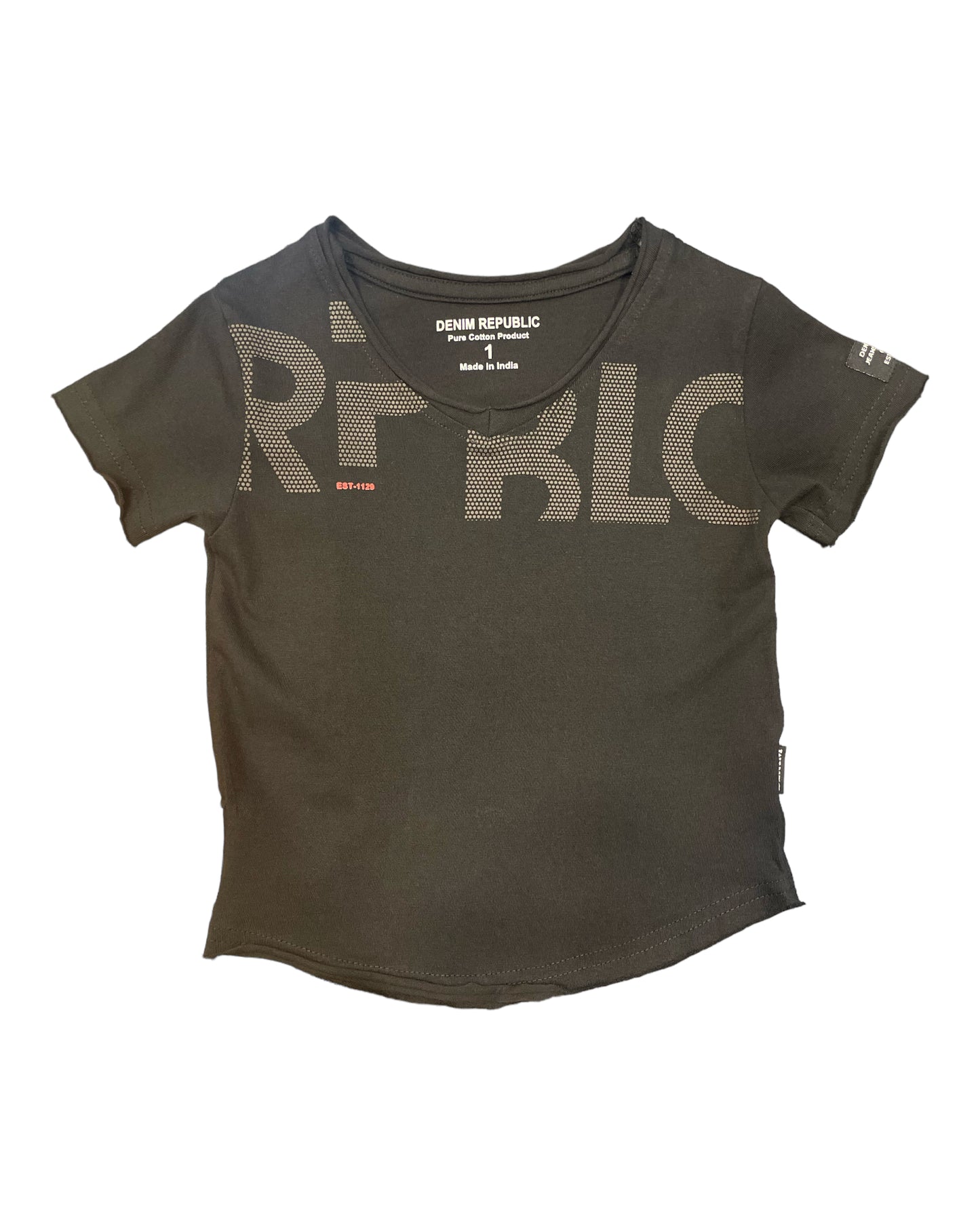 KIDS T-Shirts #K-KAAR - BLACK - Denim Republic