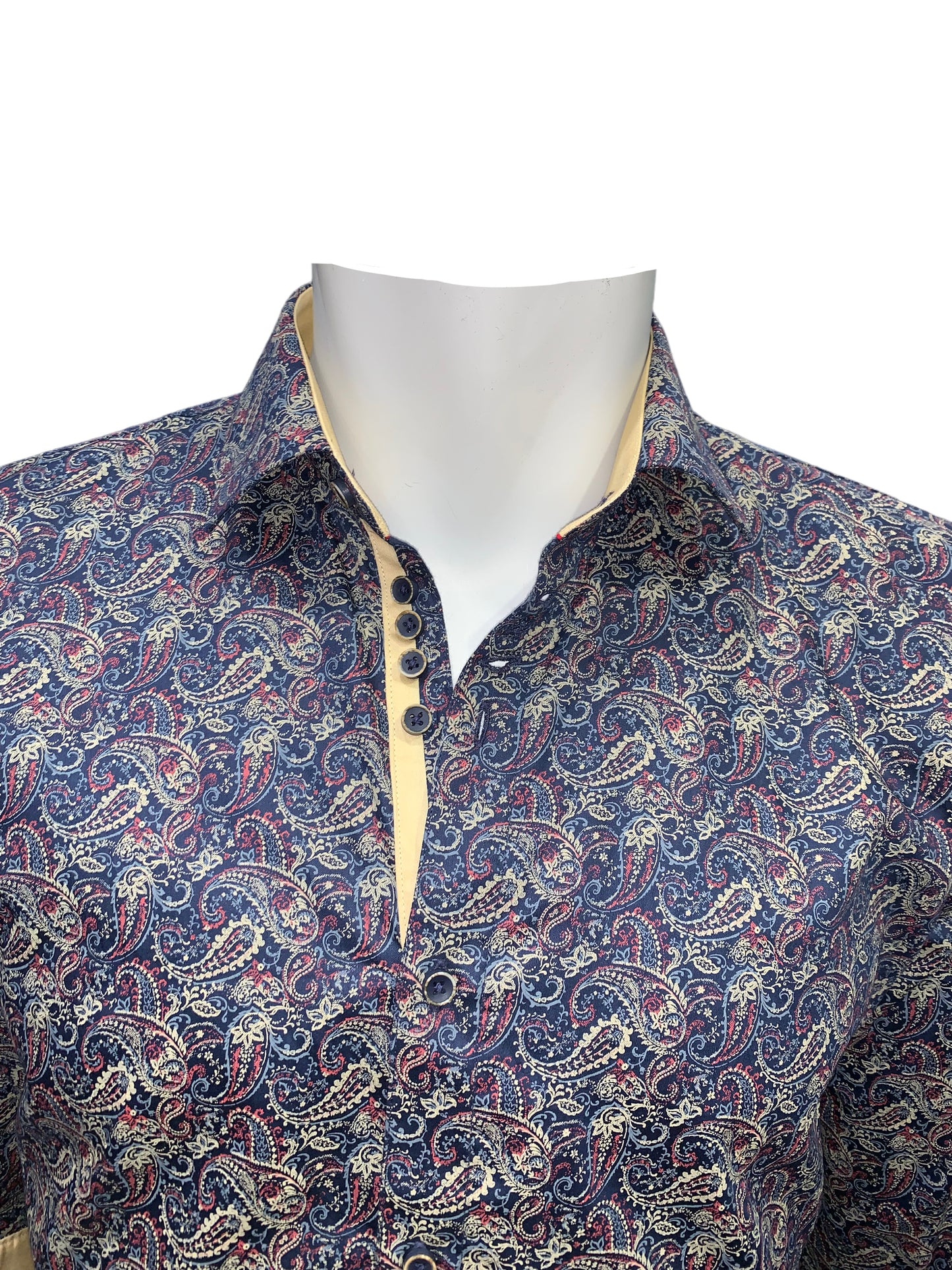 Paisley Long Sleeve Shirt #211380 - Denim Republic