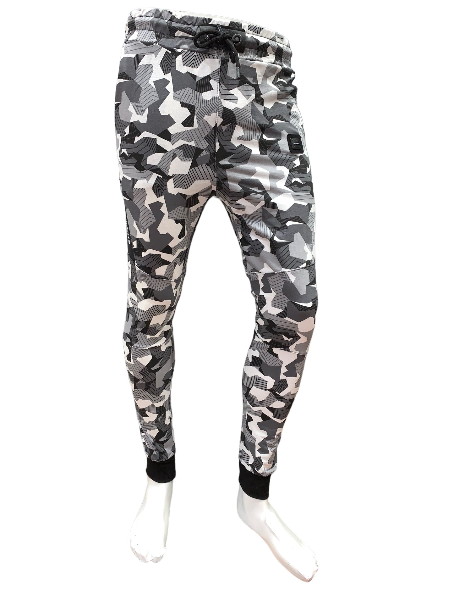 Men's Fitted / Cuffed Track Pants abstract Print #250181Y - Denim Republic