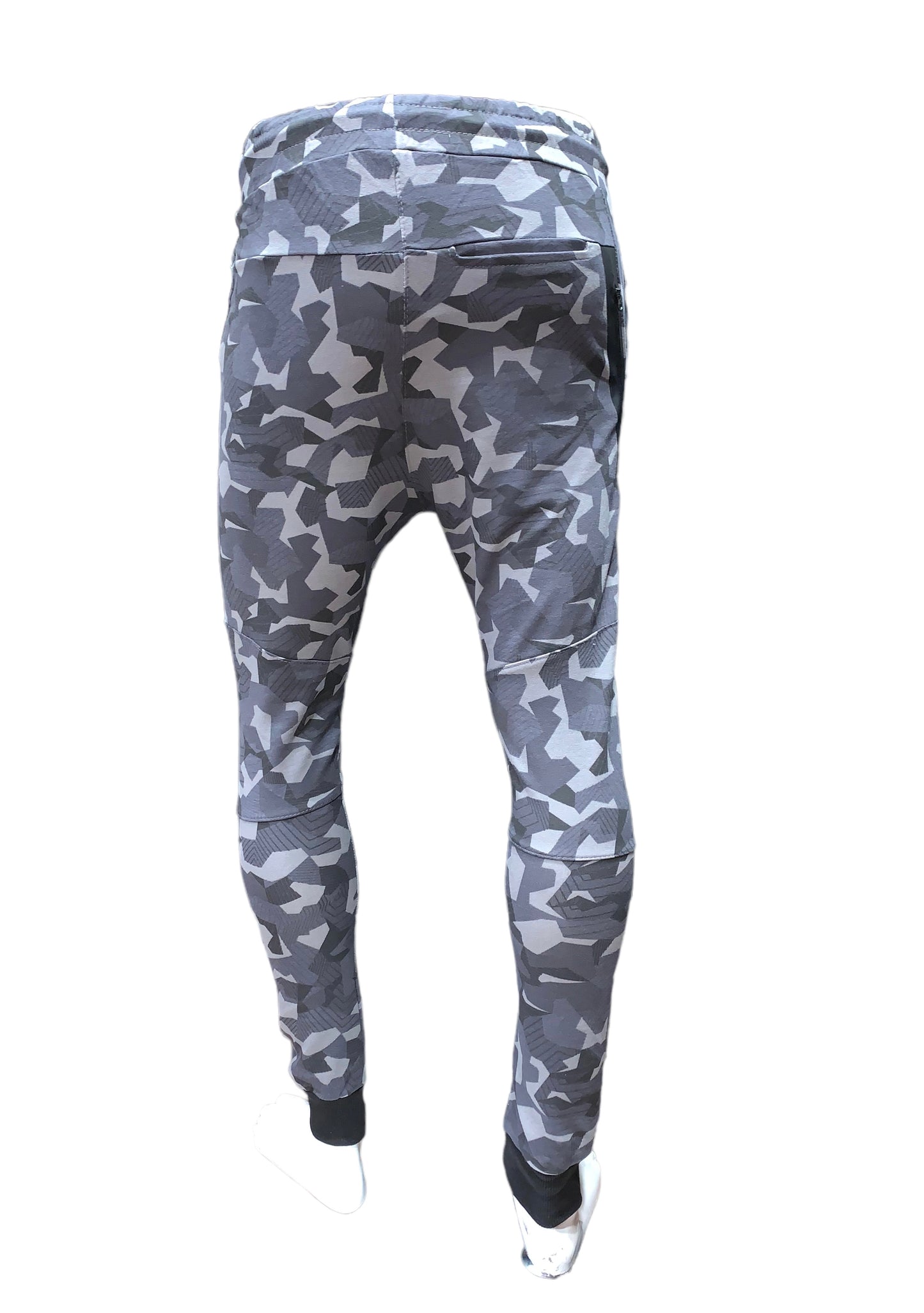 Men's Fitted / Cuffed Track Pants abstract Print #250181Y - Denim Republic