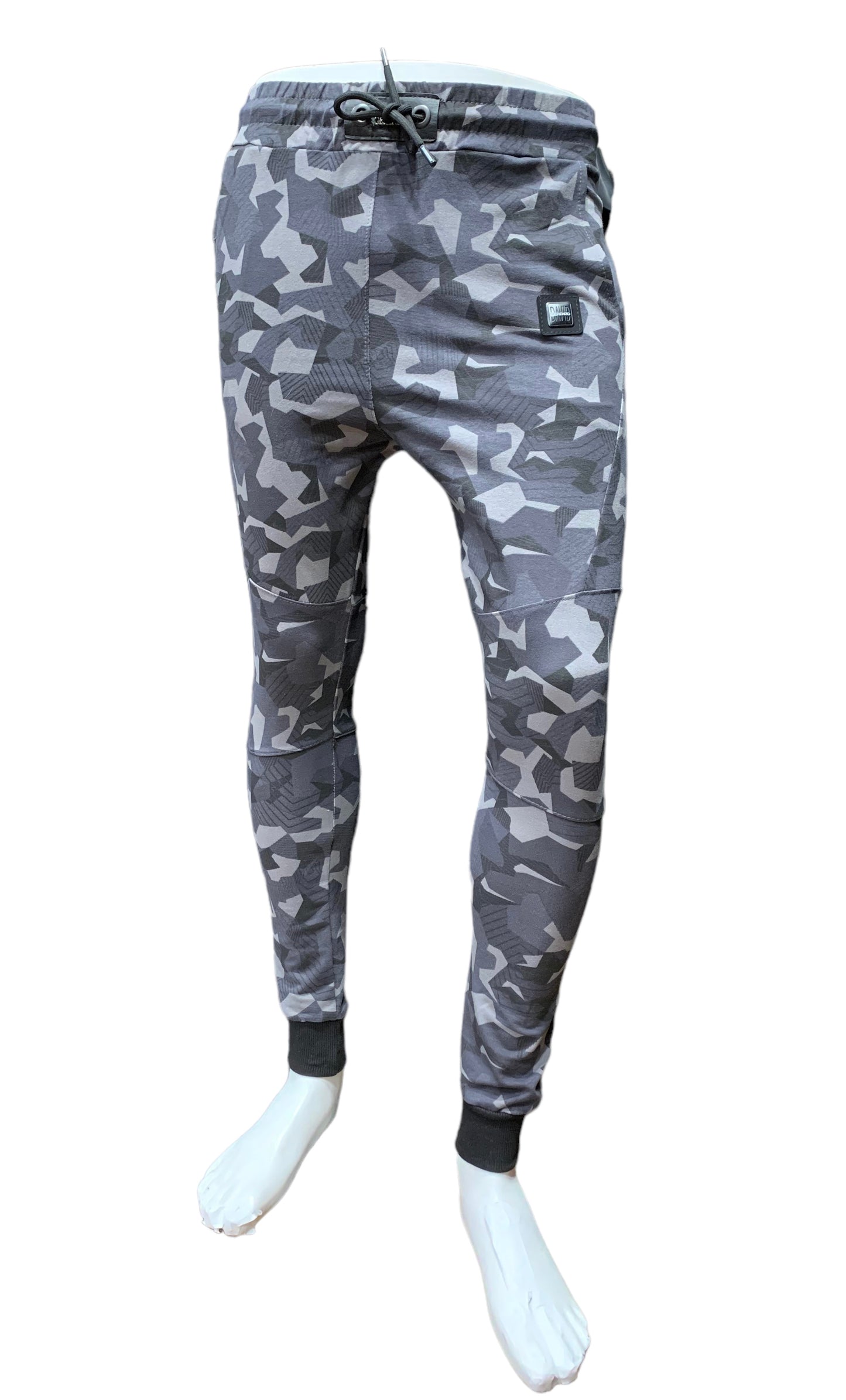 Men's Fitted / Cuffed Track Pants abstract Print #250181Y - Denim Republic