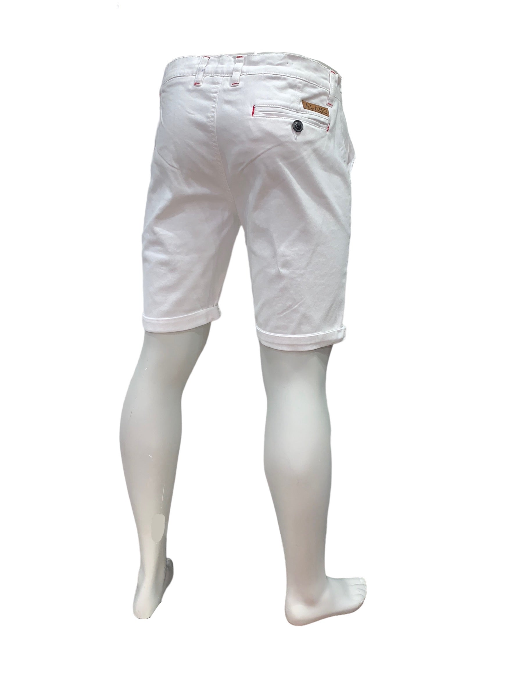 Men’s Chino shorts #ALAMO White - Denim Republic