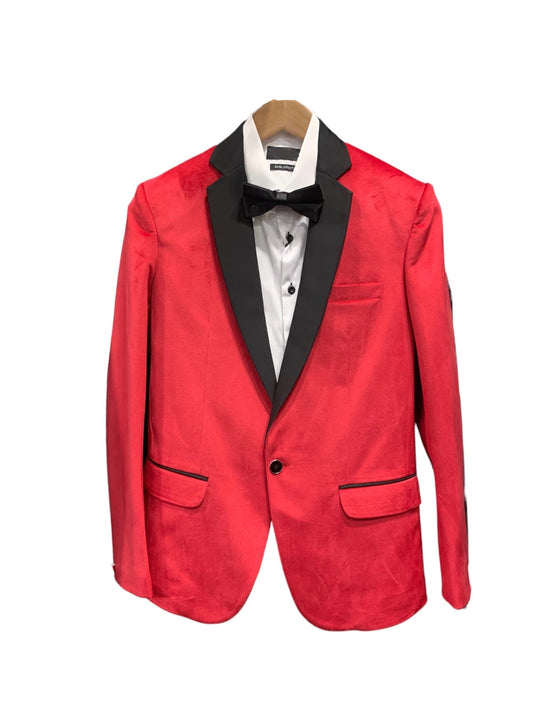 Men’s Formals - Velvet Tuxedo RED - Denim Republic