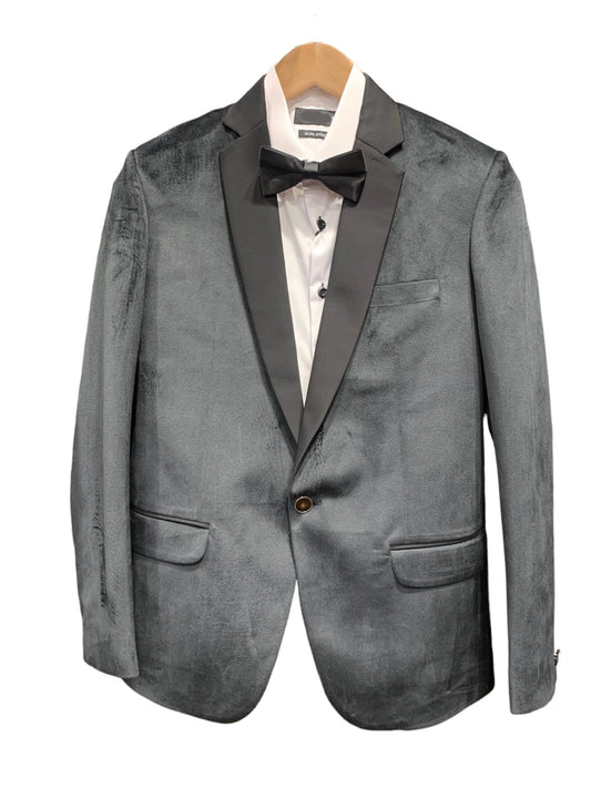 Men’s Formals - Velvet Tuxedo CHARCOAL - Denim Republic