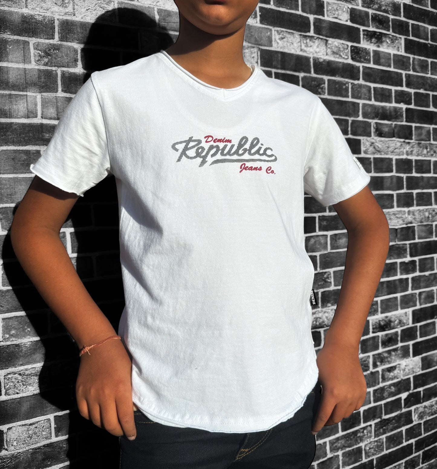 T-Shirts Kids White #K-TRUE - Denim Republic