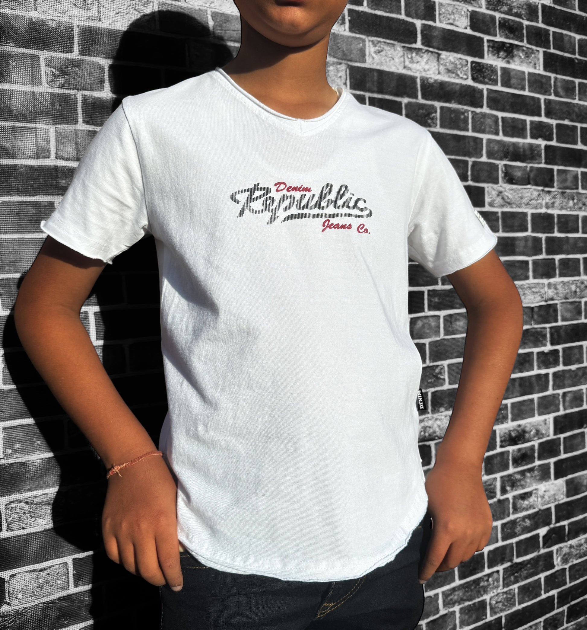 T-Shirts Kids White #K-TRUE - Denim Republic