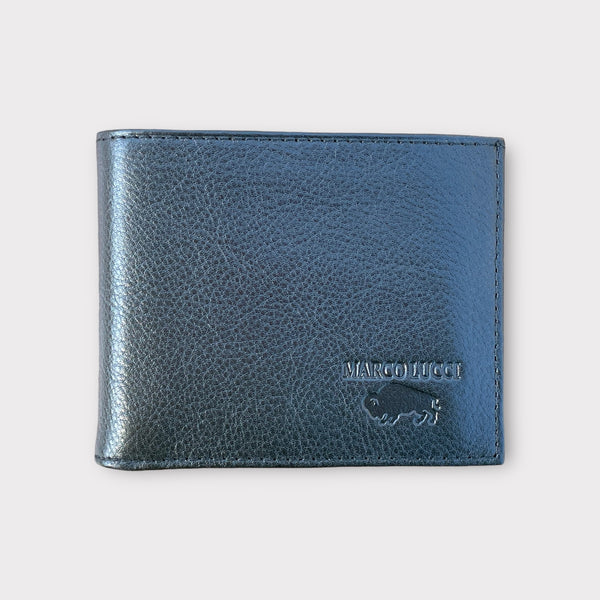 Premium Black Leather Wallet - ML - Denim Republic
