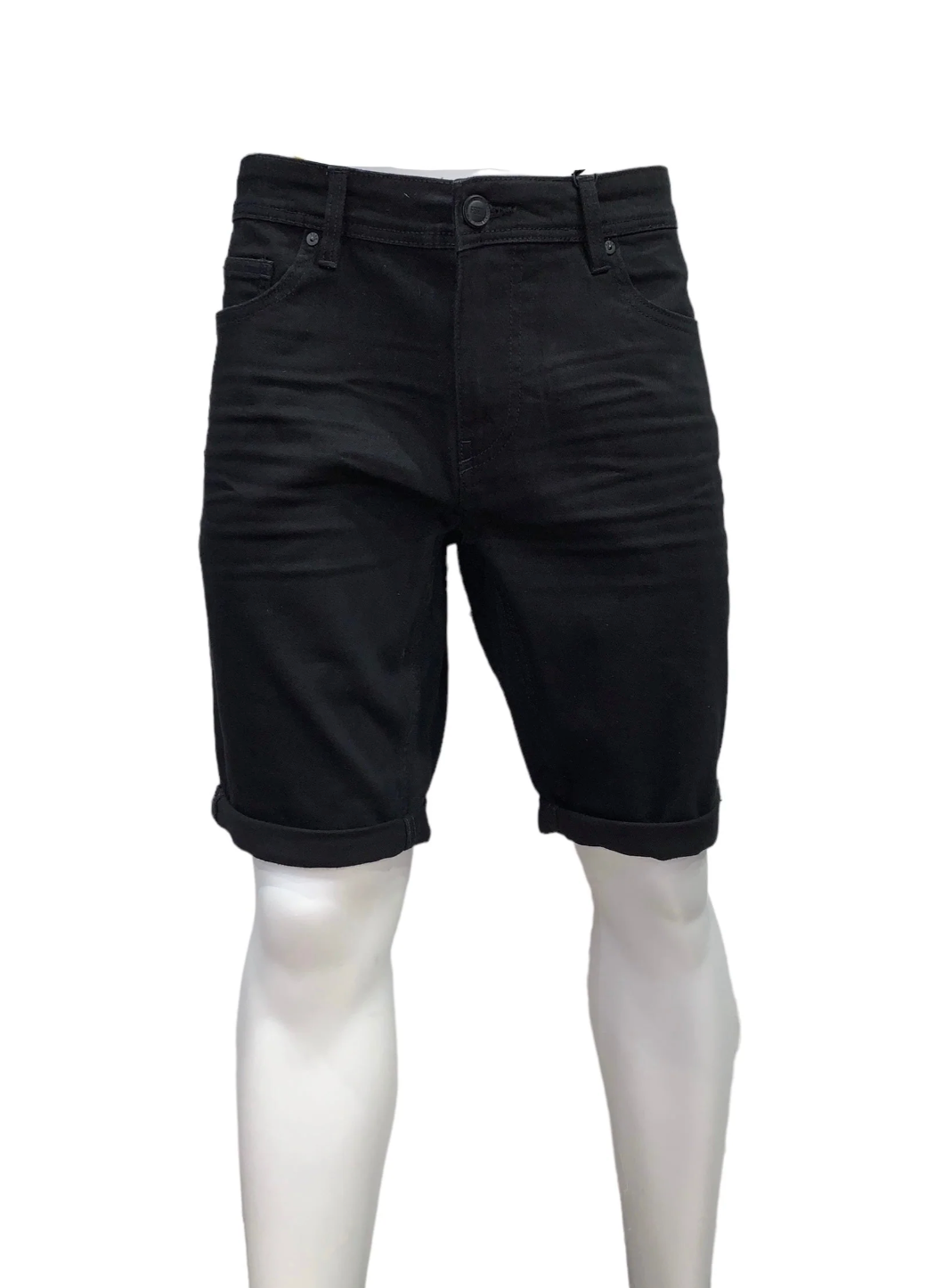 Men’s Denim shorts #FSBN-2 Black - Denim Republic