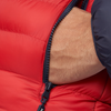 Pymoore Puffer Jacket Red and Navy - Denim Republic