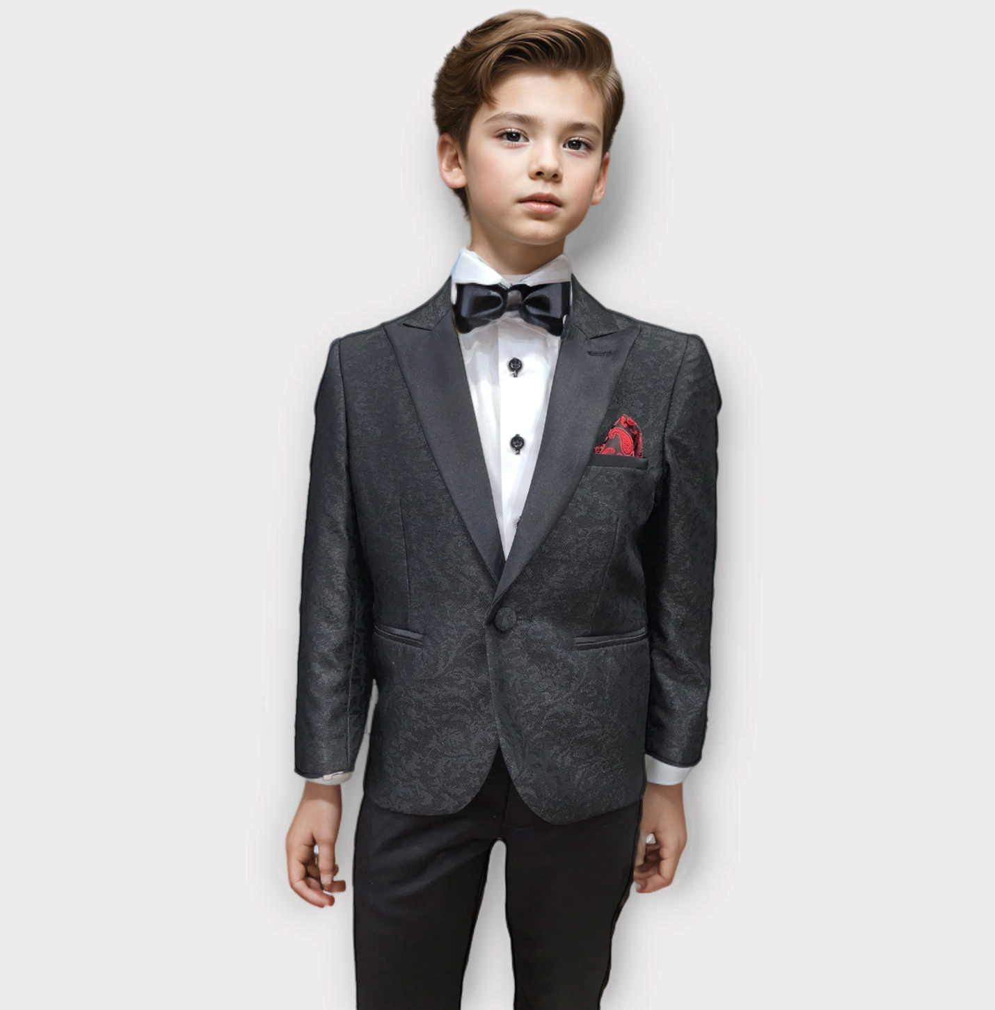 Kids Tuxedo - #OLIVER - Black - Denim Republic