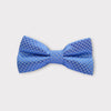 Blue Check Patterned Bow Tie