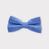 Blue Check Patterned Bow Tie - Denim Republic