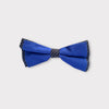 Royal Blue-Black White Polka Dot Bow Tie