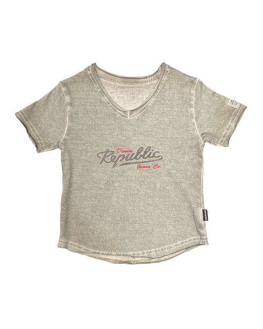 T-Shirts Kids Olive #K-TRUE - Denim Republic