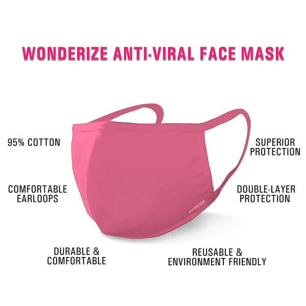 WONDERIZE Reusable / Protective / Washable / Fitted Face Mask (Highly Breathable)