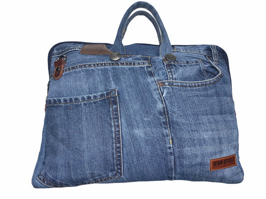 Denim bag BAGS-08 LAPTOP #D34-1958 - Denim Republic