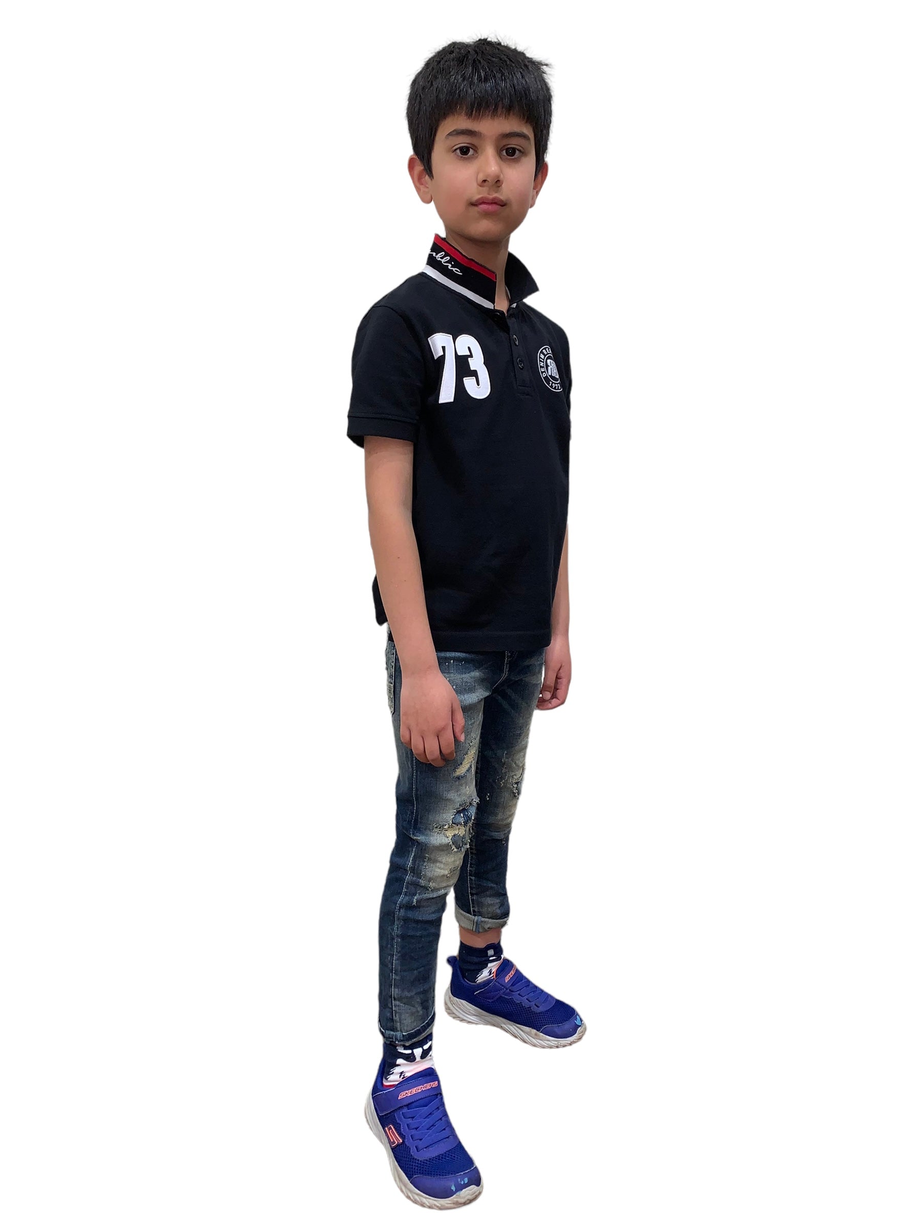 K-PLUTO Polo Kids - Denim Republic