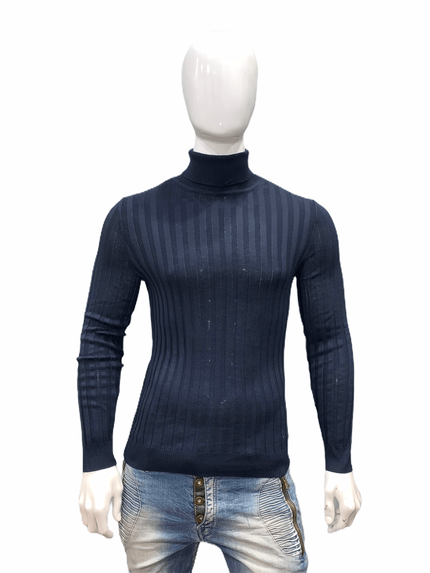 3520 Turtle Neck Knit. - Denim Republic