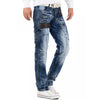 KM012 DETAILED JEANS Mens